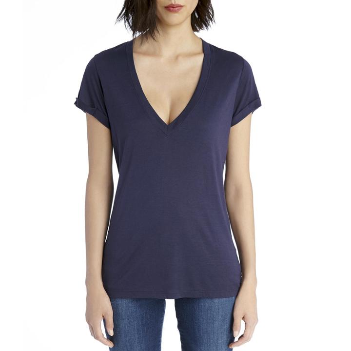 Stylesaint Stylesaint Beechwood Deep V Neck Tee - Navy