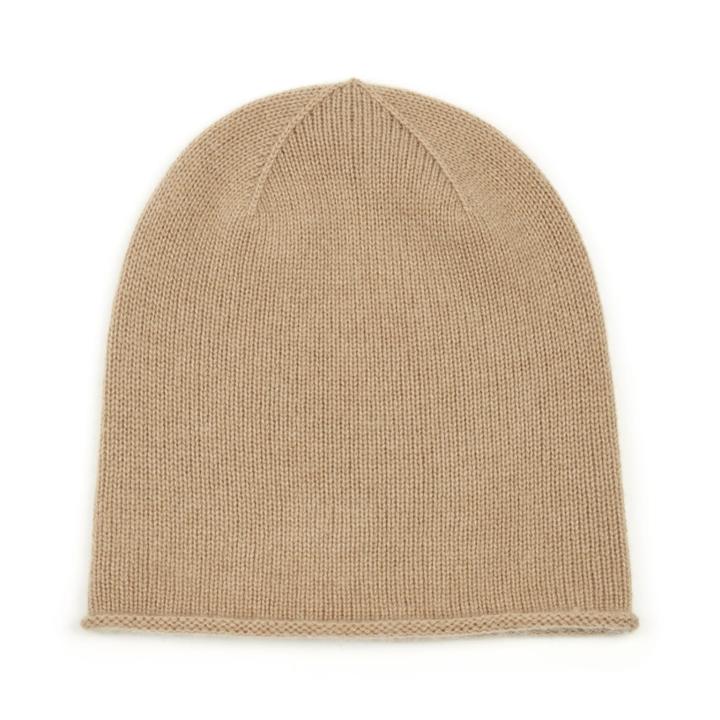 Sole Society Sole Society Cashmere Beanie - Camel