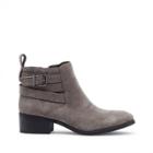 Sole Society Sole Society Hala Buckled Bootie - Taupe-5.5