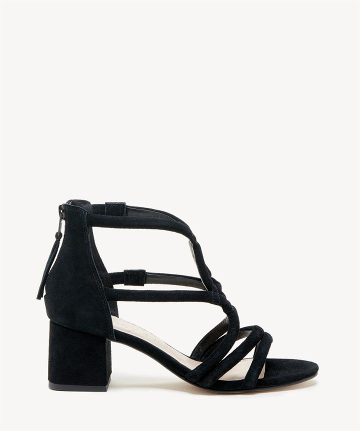 Sole Society Sole Society Jenina Strappy Sandals Black Size 5.5 Suede