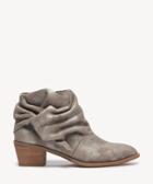 Sole Society Women's Natalyia Knotted Bootie Grey Shimmer Size 5 Suede From Sole Society
