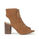 Sole Society Sole Society Rohan Cage Lace Up Sandal - Cognac-5