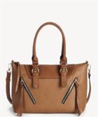 Sole Society Sole Society Girard Zippered Satchel With Braided Tassels