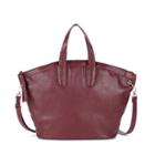 Sole Society Sole Society Larkin Vegan Flapover Tote - Berry