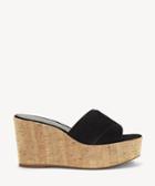 Vince Camuto Vince Camuto Kessina Wedges Black Size 6 Suede From Sole Society