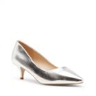 Sole Society Sole Society Leia Kitten Heel Pump - Silver-6