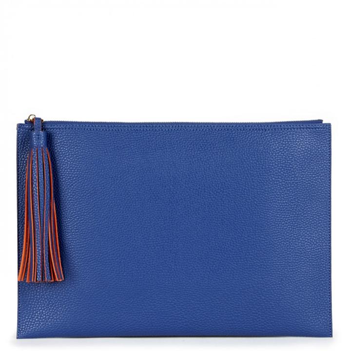 Sole Society Sole Society Jennings Tassel Pouch - Navy Orange-one Size