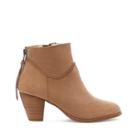 Sole Society Sole Society Bixel Heeled Ankle Bootie - Camel-5.5