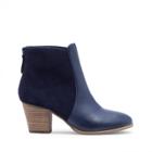 Sole Society Sole Society Chris Mixed Materials Bootie - Dark Navy-7