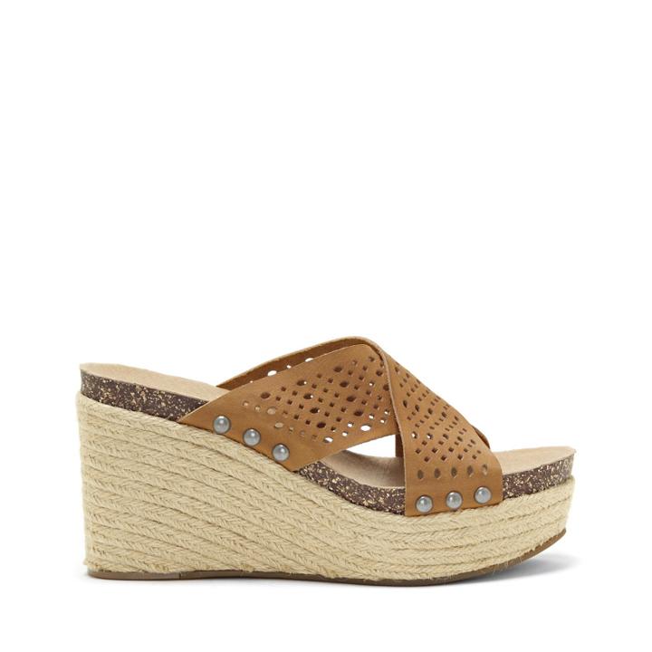 Lucky Brand Lucky Brand Neeka2 Wedge Sandal - Cafe