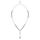 Sole Society Sole Society Wood Beaded Y-necklace