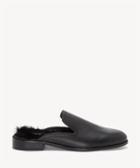 1. State 1. State Women's Facia Loafers Slides Black Size 6 Leather/rabbit Fur From Sole Society