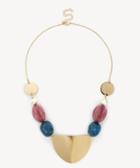 Sole Society Sole Society Beaded Disc Necklace