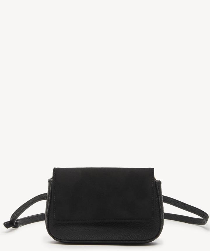 Sole Society Women's Kinza Belt Crossbody Vegan Bag Black From Sole Society