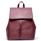 Sole Society Sole Society Iver Vegan Drawstring Backpack - Oxblood