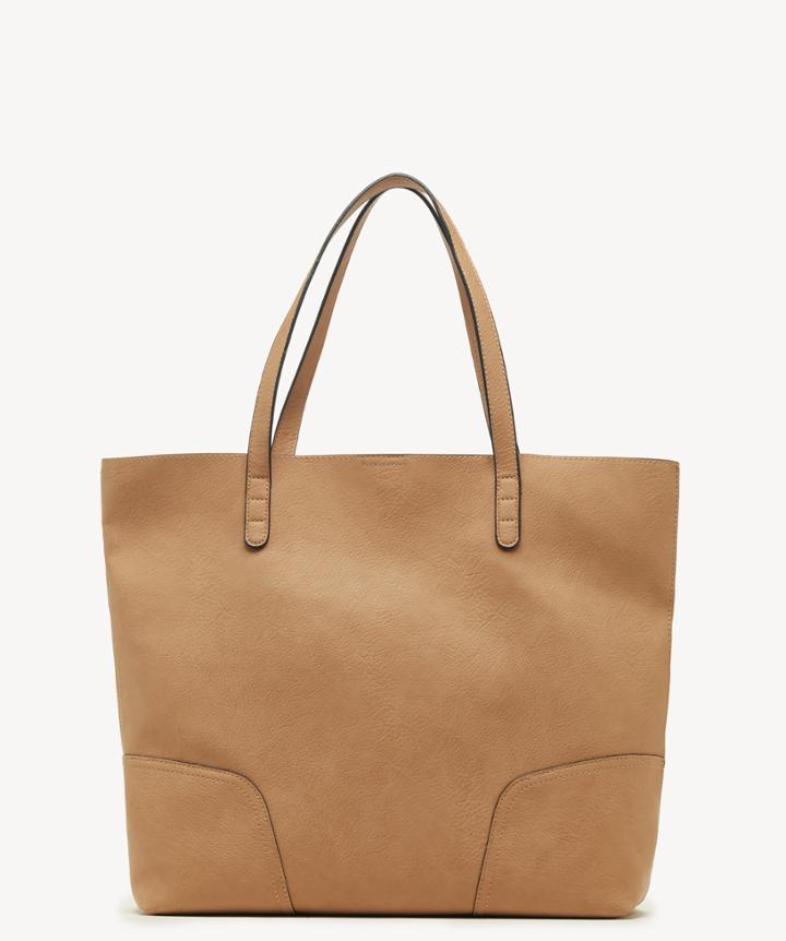 Sole Society Women's Lilyn Tote Vegan Camel Vegan Leather From Sole Society