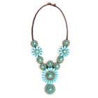 Sole Society Sole Society Tribal Beaded Necklace - Turquoise