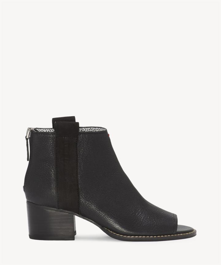 Ed Ellen Degeneres Ed Ellen Degeneres Taromi Peep Toe Bootie Black Size 6 Nubuck Leather From Sole Society
