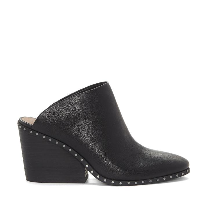 Lucky Brand Lucky Brand Women's Larsson2 Backless Bootie Black Size 6 Leather From Sole Society