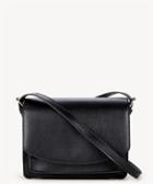 Sole Society Women's Michelle Vegan Flapover Crossbody New Black One Size Vegan Leather From Sole Society