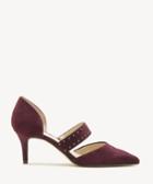 Sole Society Women's Drisela Pointed Toe Pumps Dark Plum Size 5 Leather From Sole Society