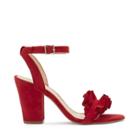 Vince Camuto Vince Camuto Vinta Ruffled Sandal - Cherry Red
