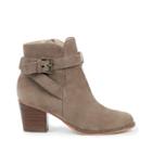 Sole Society Sole Society Paislee Buckle Strap Bootie - Dark Taupe-5