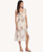 Astr Astr Women's Milani Dress In Color: Peach Sorbet Floral Size Xs From Sole Society