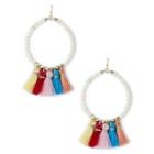 Sole Society Sole Society Le Carnival Teardrop Earrings - White Multi-one Size