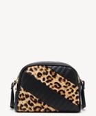 Sole Society Women's Linza Crossbody Bag Mixed Material Leopard Combo From Sole Society