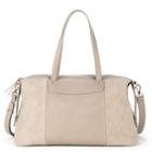 Sole Society Sole Society Greyson Mixed Material Satchel - Taupe
