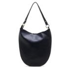 Sole Society Sole Society Mila Crescent Hobo W/ Ring Hardware - Black