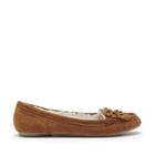 Sole Society Sole Society Pari Suede Moccasin - Chestnut-7