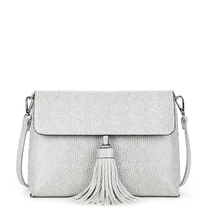 Sole Society Sole Society Divya Convertible Clutch W/ Tassel - Black/white