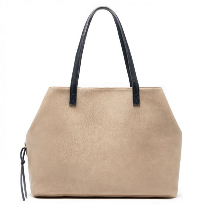 Sole Society Sole Society Miller Oversize Tote - Taupe-one Size