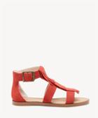 Sole Society Sole Society Fauna Fringe Flats Sandals Paprika Size 5 Suede