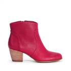 Sole Society Sole Society Romy Western Bootie - Deep Red-6