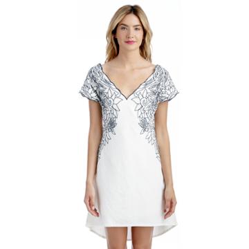 Sloane Rouge Sloane Rouge Cut Out Shift Dress - Salt-azul-xs