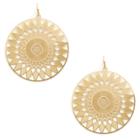 Sole Society Sole Society Cutout Disc Earrings - Gold-one Size