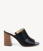 Sole Society Sole Society Joannah Flared Heels Mules Black Size 7.5 Leather