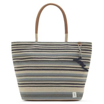 Ed Ellen Degeneres Handbags Ed Ellen Degeneres Handbags Visla Fabric Tote - Multi Blue/honey-one Size
