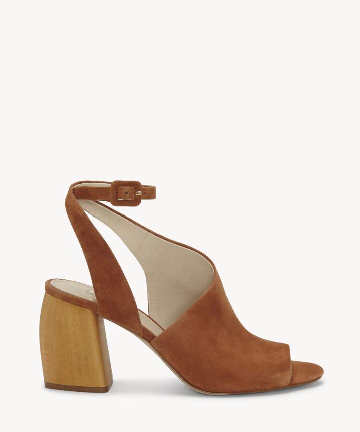 Louise Et Cie Louise Et Cie Women's Kyvie Slingback Block Heels Cinnamon Size 5 Leather From Sole Society