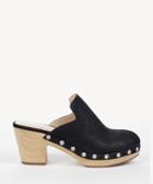Sole Society Sole Society Madelina Studded Clogs Black Size 5.5 Suede