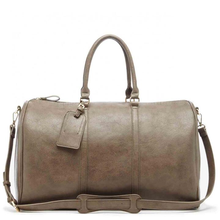 Sole Society Sole Society Lacie Oversized Vegan Weekender - Khaki-one Size