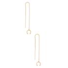 Sole Society Sole Society Floating Chain Ear Cuff - Antique Gold