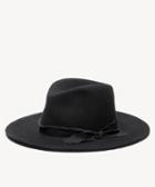 Sole Society Women's Wool Felt Panama Hat Black One Size From Sole Society