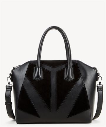 Sole Society Sole Society Rosamund Satchel With Panel Detail