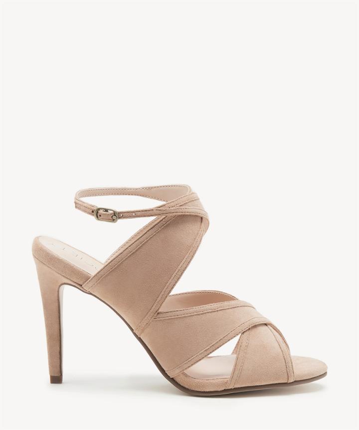 Sole Society Sole Society Esme Wrap Around Sandals Vanilla Size 11 Suede
