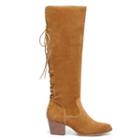 Sole Society Sole Society Claudia Lace Up Boot - Cognac