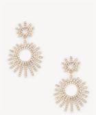 Sole Society Sole Society Starburst Drop Earrings Crystal One Size Os